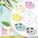 水パンダんご－庵－（４月）【♪２００円カプセルトイ　５０個入り　エール】＋正規台紙