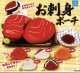 お刺身ポーチ（４月）【♪４００円カプセルトイ　３０個入り　クオリア】＋正規台紙
