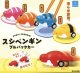 スシペンギン プルバックカー（４月）【♪４００円カプセルトイ　３０個入り　クオリア】＋正規台紙