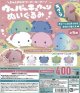ウーパーキュウーンぬいぐるみ【カプセルトイ　ガチャガチャ　ガチャポン】＋正規台紙１枚☆