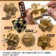 木のパズル（５月）【★３００円カプセルトイ　５０個入り　共同】＋正規台紙