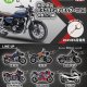 HondaバイクラバーキーホルダーVol.1　中型バイク編（６月）【◇４００円カプセルトイ　３０個入り　トイズキャビン】＋正規台紙