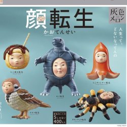 画像1: 顔転生（７月）【◆４００円カプセルトイ　３０個入り　S・ストーンズ】＋正規台紙