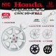 HONDA ホイールキーホルダー第1弾　CIVICシリーズVOL.1（再販）（７月）【◆５００円カプセルトイ　２０個入り　ＴＣＰ】＋正規台紙