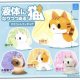 液体になりつつある猫 マスコットフィギュア（７月）【◆３００円カプセルトイ　４０個入り　クオリア】＋正規台紙