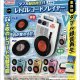 ダブル録音再生！！ミニチュアレトロレコードプレイヤーマスコット（７月）【◆５００円カプセルトイ　２０個入り　トイスピ】＋正規台紙