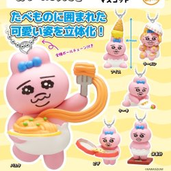 画像1: おぱんちゅうさぎ　たべものいっぱいマスコット（８月）【□４００円カプセルトイ　３０個入り　奇譚クラブ】＋正規台紙