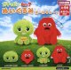 ガチャピンムックぬいぐるみボールチェーン（再販）（８月）【□４００円カプセルトイ　３０個入り　夢屋】＋正規台紙