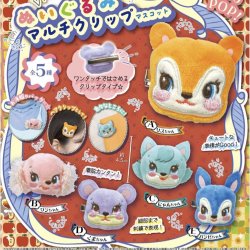 画像1: レトロポップ！ぬいぐるみマルチクリップマスコット（８月）【□４００円カプセルトイ　３０個入り　トイスピ】＋正規台紙