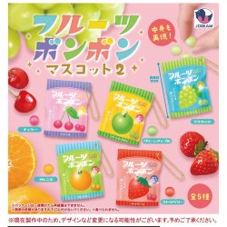 画像1: フルーツボンボンマスコット2（８月）【□３００円カプセルトイ　４０個入り　Ｊドリーム】＋正規台紙