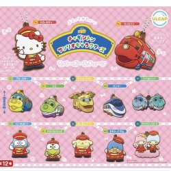 画像1: チャギントン×サンリオキャラクターズ　ラバーボールチェーン（再販）（９月）【■３００円カプセルトイ　４０個入り　ウルプラ】＋正規台紙