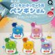 牛人のペンキかぶっちゃう系ペンギンさんソフビフィギュア（９月）【■４００円カプセルトイ　３０個入り　リアンＱ】＋正規台紙