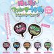 推し活！ファンサうちわアクリルキーチェーン（９月）【■４００円カプセルトイ　３０個入り　アオポップ】＋正規台紙