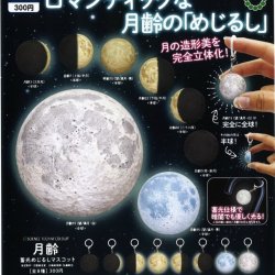 画像1: STC 月齢 蓄光めじるしマスコット（９月）【■３００円カプセルトイ　４０個入り　いきもん】＋正規台紙