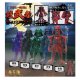 鎧武者マスコットフィギュア（９月）【■３００円カプセルトイ　４０個入り　ホットライン】＋正規台紙