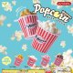 ポップコーンマスコット（９月）【■２００円カプセルトイ　５０個入り　エール】＋正規台紙