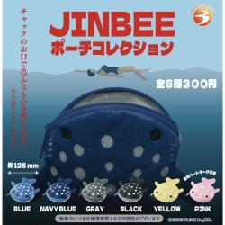 画像1: ＪＩＮＢＥＥ　ポーチコレクション（９月）【■３００円カプセルトイ　４０個入り　ブライトリンク】＋正規台紙