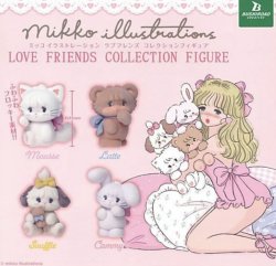 画像1: mikko　ｌｏｖｅ　Ｆｒｉｅｎｄｓ　コレクションフィギュア	【♪５００円カプセルトイ　２０個入り　ブシロード】＋正規台紙