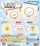 しろまる　もこもこポーチ【♪４００円カプセルトイ　３０個入り　クオリア】＋正規台紙