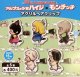 アルプスの少女ハイジモンチッチアクリルヘアクリップ【♪４００円カプセルトイ　３０個入　さくら】＋正規台紙