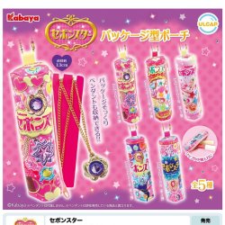 画像1: セボンスター　パッケージ型ポーチ（１０月）【△４００円カプセルトイ　３０個入り　ウルプラ】＋正規台紙