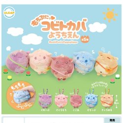画像1: もちぷにっコビトカバようちえん（１０月）【△４００円カプセルトイ　３０個入り　ウルプラ】＋正規台紙