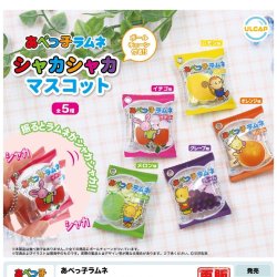 画像1: あべっ子ラムネ　シャカシャカマスコット（再販）（１０月）【△４００円カプセルトイ　３０個入り　ウルプラ】＋正規台紙