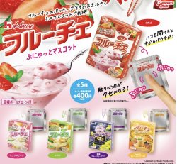 画像1: フルーチェぷにっとマスコット【♪４００円カプセルトイ　３０個入　ピーナッツ】＋正規台紙