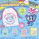 エンジェルブルーふわふわ巾着ポーチver2【♪３００円カプセルトイ　４０個入　ピーナッツ】＋正規台紙