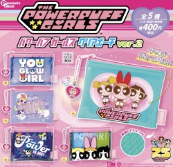 画像1: パワーパフガールズクリアポーチver2【♪４００円カプセルトイ　３０個入　ピーナッツ】＋正規台紙