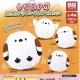 シマエナガ起き上がりぬいぐるみマスコット（１０月）【△４００円カプセルトイ　３０個入り　夢屋】＋正規台紙
