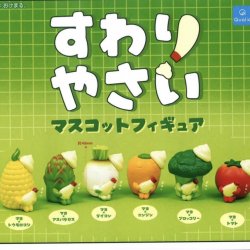 画像1: すわりやさい マスコットフィギュア（１０月）【△４００円カプセルトイ　３０個入り　クオリア】＋正規台紙