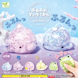 画像1: ぷるふわすいぞくかん（１０月）【△２００円カプセルトイ　５０個入り　エール】＋正規台紙