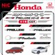 HONDAメタルキーホルダー第一弾PRELUDE（再販）（１０月）【△４００円カプセルトイ　３０個入り　ＴＣＰ】＋正規台紙