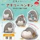 虚無かわいいアデリーペンギンマスコットぬいぐるみ（１１月）【▲４００円カプセルトイ　３０個入り　リアンＱ】＋正規台紙
