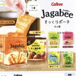 画像1: Ｃａｌｂｅｅ　Ｊａｇａｂｅｅそっくりポーチ（１１月）【▲５００円カプセルトイ　２０個入り　ウルプラ】＋正規台紙