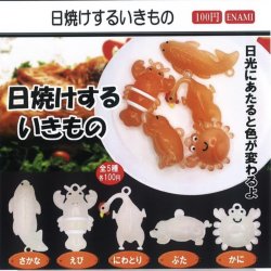 画像1: 日焼けするいきもの（１１月）【▲１００円カプセルトイ　１カートン８００個入り　榎並産業】