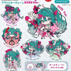 画像1: 初音ミク GTプロジェクト　アクリルキーチェーン 2025Ver.（１１月）【▲３００円カプセルトイ　４０個入り　トイズキャビン】＋正規台紙
