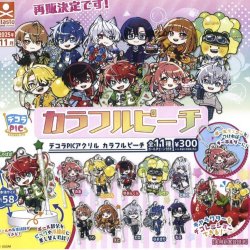 画像1: デコラPICアクリル カラフルピーチ（再販）（１１月）【▲３００円カプセルトイ　４０個入り　S・ストーンズ】＋正規台紙