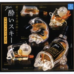 画像1: 酔いスキー マスコットフィギュア（再販）（１１月）【▲４００円カプセルトイ　３０個入り　クオリア】＋正規台紙