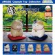 ひげまんじゅうおざぶに正座フィギュア四（１２月）【▽４００円カプセルトイ　３０個入り　アミューズ】＋正規台紙