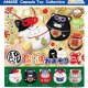 ひげまんじゅう開運おまもり弐（１２月）【▽３００円カプセルトイ　４０個入り　アミューズ】＋正規台紙
