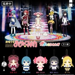 画像1: 魔法少女まどか☆マギカ　かぷっこふれんず（１２月）【▽５００円カプセルトイ　２０個入り　フクヤ】＋正規台紙