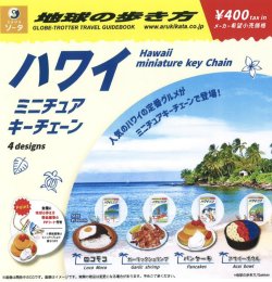 画像1: 地球の歩き方 ハワイ ミニチュアキーチェーン（１２月）【▽４００円カプセルトイ　３０個入り　SO-TA】＋正規台紙