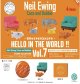 HELLO IN THE WORLD !! Vol.7 Neil Ewing/ Coco and Bubbie  ※カプセル版（１２月）【▽５００円カプセルトイ　２０個入り　ケンエレ】＋正規台紙