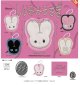 beco+81 しりみみうさぎのフェイスポーチ ※カプセル版（１２月）【▽５００円カプセルトイ　２０個入り　ケンエレ】＋正規台紙