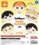 ハイキュー！！ふわふわフェイス巾着（１２月）【▽４００円カプセルトイ　３０個入り　ケイカンパニー】＋正規台紙