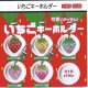 いちごキーホルダー（１月）【▼１００円カプセルトイ　１カートン８００個入り　榎並産業】
