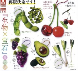 画像1: 『生物×宝石』食物編（再販）（１月）【▼４００円カプセルトイ　３０個入り　S・ストーンズ】＋正規台紙