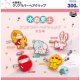 水森亜土　クリアラバーヘアクリップ（１月）【▼３００円カプセルトイ　４０個入り　ウルプラ】＋正規台紙